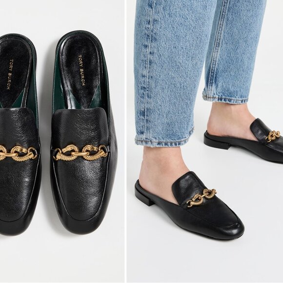 Tory Burch Jessa Backless Loafers - Size 11 - Picture 1 of 3